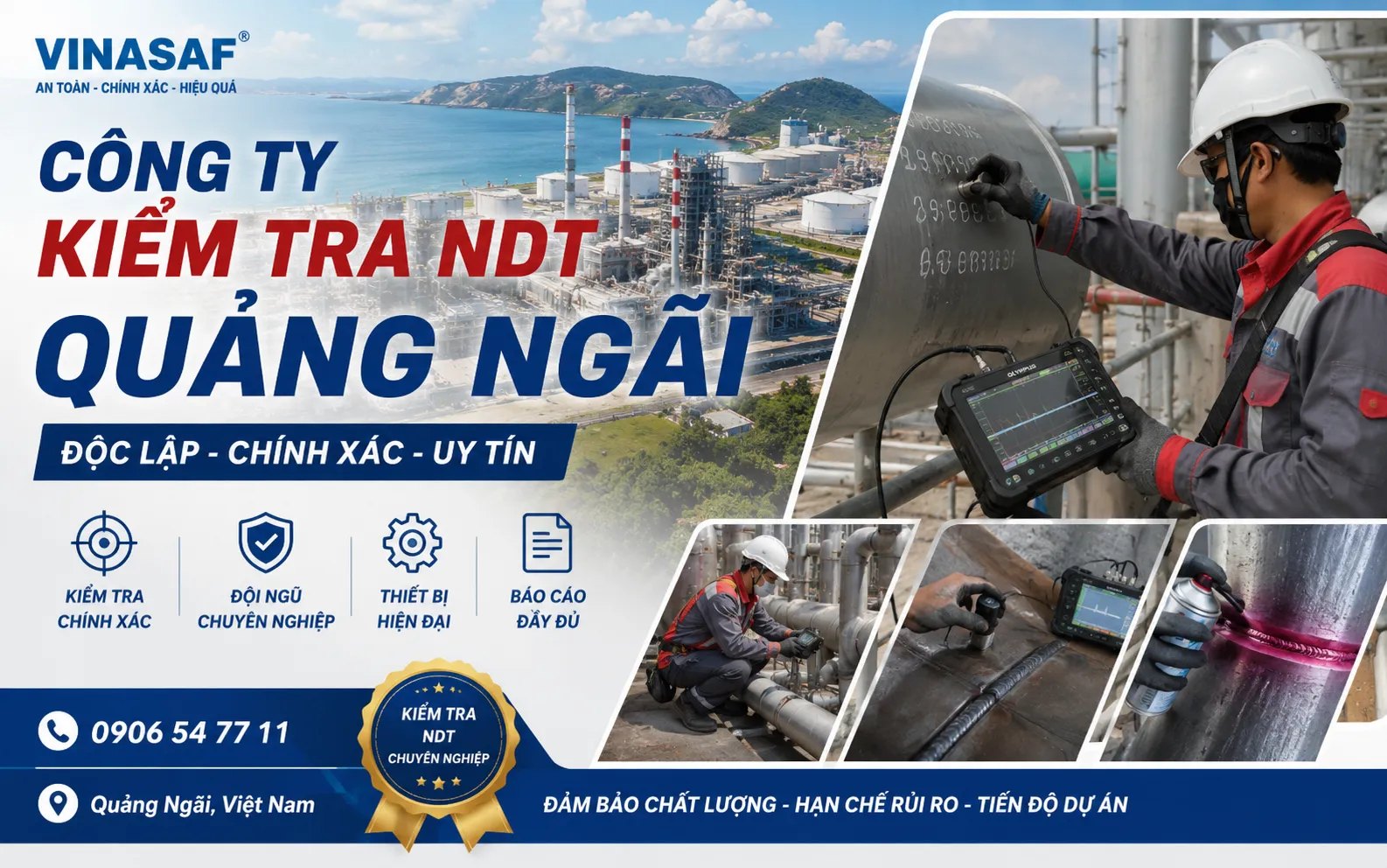 Công ty kiểm tra ndt Quảng Ngãi