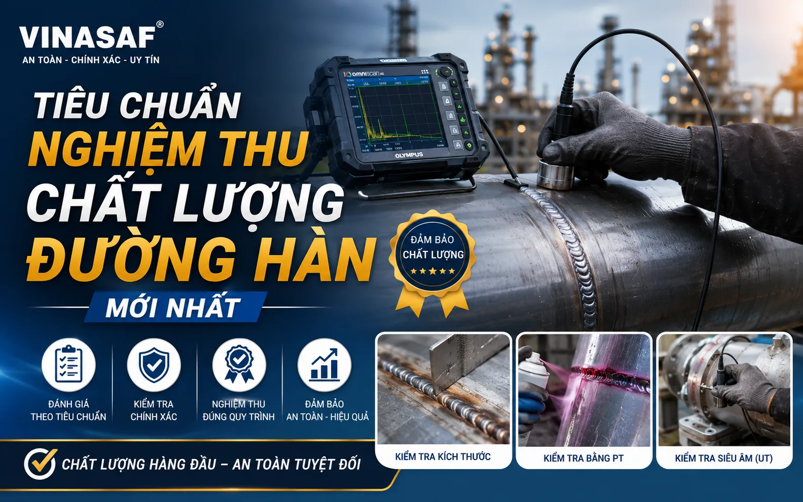 Tiêu chuẩn nghiệm thu chất lượng đường hàn mới nhất
